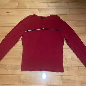 Red Tommy Hilfiger sweater